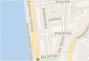 Podskalská v obci Praha - mapa ulice