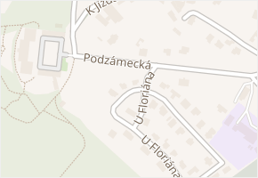 Podzámecká v obci Praha - mapa ulice