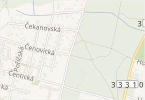 Polesná v obci Praha - mapa ulice