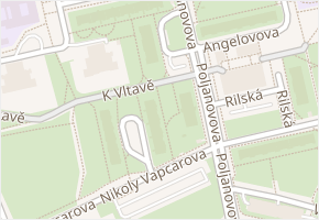 Poljanovova v obci Praha - mapa ulice