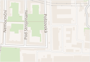 Poštovská v obci Praha - mapa ulice
