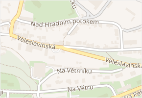 Potoční v obci Praha - mapa ulice