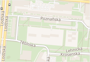 Poznaňská v obci Praha - mapa ulice