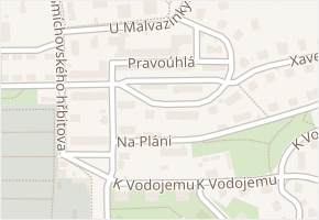 Pravoúhlá v obci Praha - mapa ulice