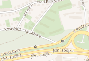Přechodní v obci Praha - mapa ulice