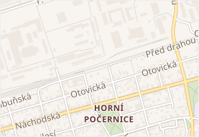 Před dráhou v obci Praha - mapa ulice