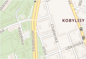 Předbořská v obci Praha - mapa ulice