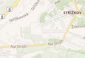 Přeťatá v obci Praha - mapa ulice