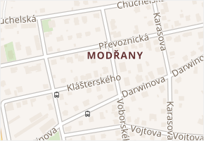 Převoznická v obci Praha - mapa ulice