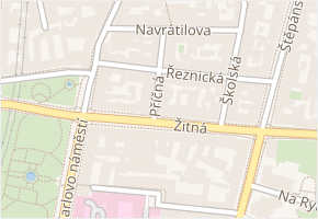 Příčná v obci Praha - mapa ulice