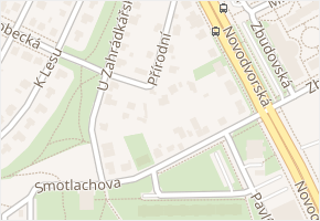 Přírodní v obci Praha - mapa ulice