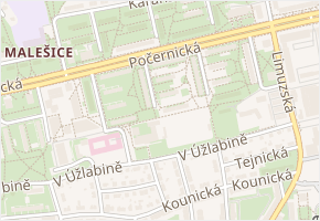 Přistoupimská v obci Praha - mapa ulice
