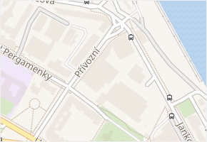 Přívozní v obci Praha - mapa ulice