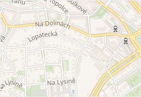 Procházkova v obci Praha - mapa ulice