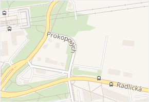 Prokopových v obci Praha - mapa ulice