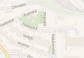 Psárská v obci Praha - mapa ulice