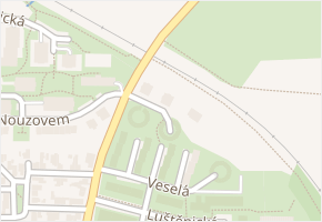 Rackova zahrada v obci Praha - mapa ulice