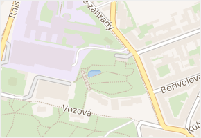 Rajská zahrada v obci Praha - mapa ulice