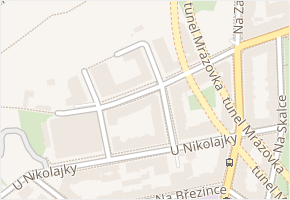Randova v obci Praha - mapa ulice
