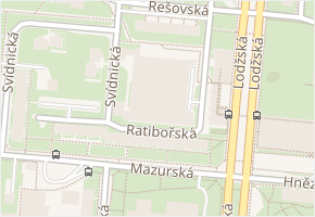 Ratibořská v obci Praha - mapa ulice