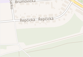 Řepčická v obci Praha - mapa ulice