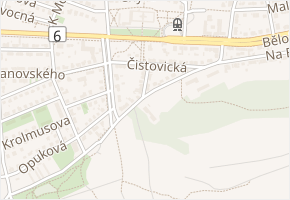 Řetězokovářů v obci Praha - mapa ulice