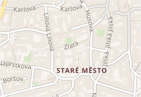 Řetězová v obci Praha - mapa ulice
