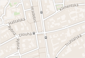 Revoluční v obci Praha - mapa ulice