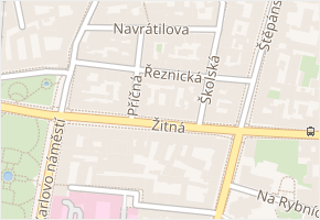 Řeznická v obci Praha - mapa ulice