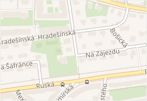 Říčanská v obci Praha - mapa ulice
