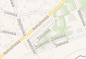 Rohožnická v obci Praha - mapa ulice