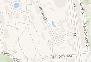 Rotavská v obci Praha - mapa ulice