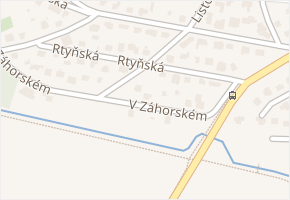 Rtyňská v obci Praha - mapa ulice
