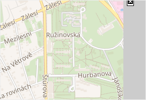 Ružinovská v obci Praha - mapa ulice
