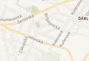 Sadařská v obci Praha - mapa ulice