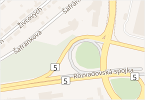 Šafránkova v obci Praha - mapa ulice