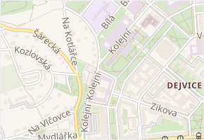Salabova v obci Praha - mapa ulice