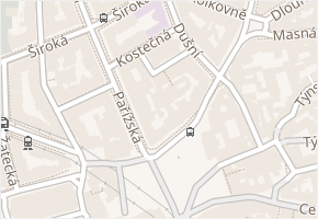Salvátorská v obci Praha - mapa ulice