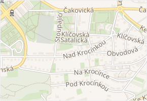 Satalická v obci Praha - mapa ulice