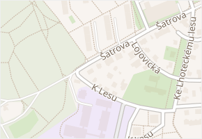 Šatrova v obci Praha - mapa ulice