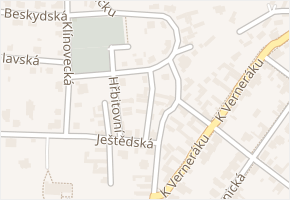 Šebkova v obci Praha - mapa ulice