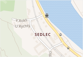 Sedlec v obci Praha - mapa části obce
