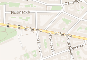 Seifertova v obci Praha - mapa ulice
