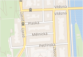 Šeříková v obci Praha - mapa ulice