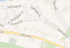 Sestupná v obci Praha - mapa ulice