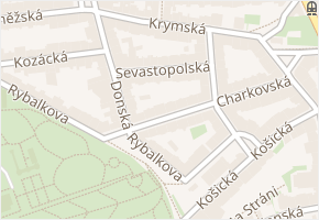 Sevastopolská v obci Praha - mapa ulice