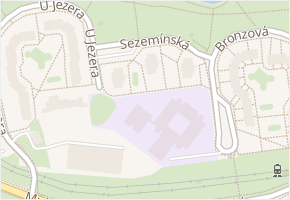 Sezemínská v obci Praha - mapa ulice