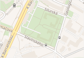 Silurská v obci Praha - mapa ulice
