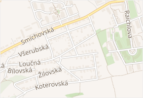 Slatinová v obci Praha - mapa ulice