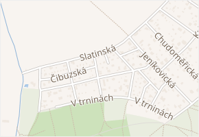 Slatinská v obci Praha - mapa ulice